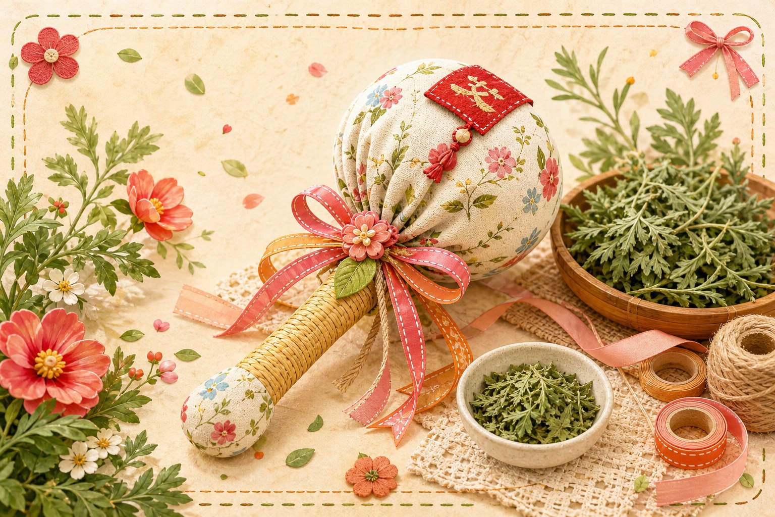 艾草舒壓錘 DIY 手作體驗活動主視覺